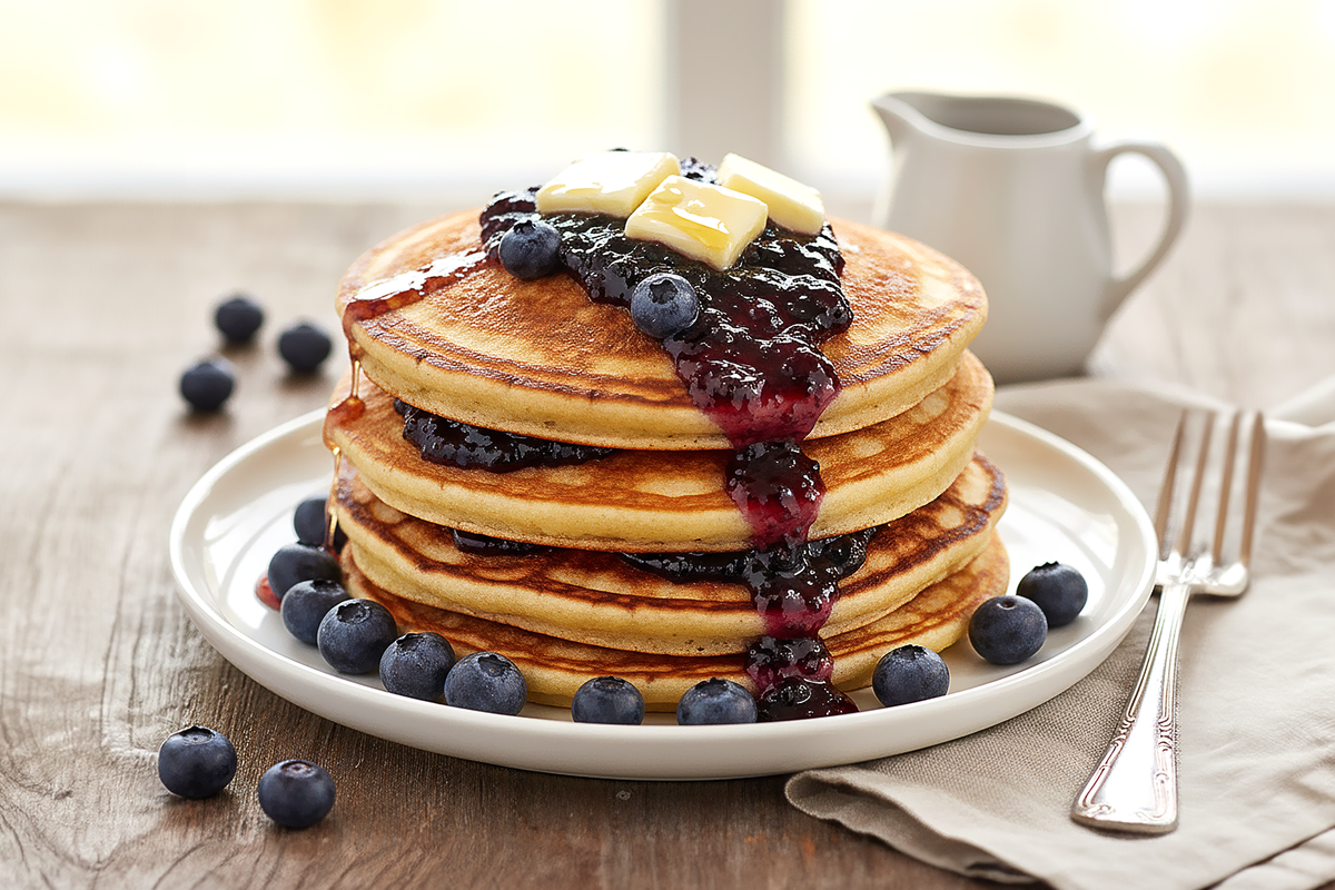 Heavenly Blueberry Pancakes