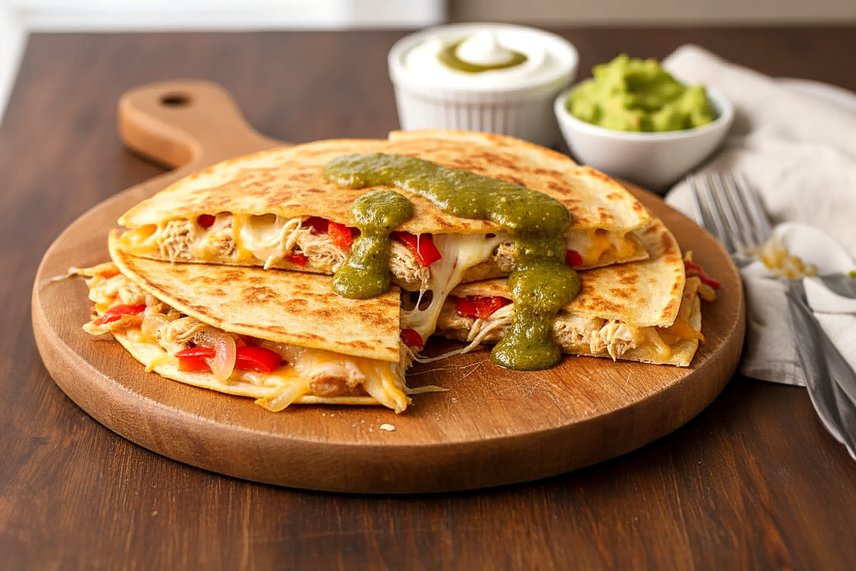 Loaded Serrano Quesadillas