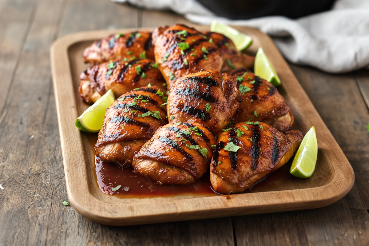 Smoky Chipotle BBQ Chicken Thighs