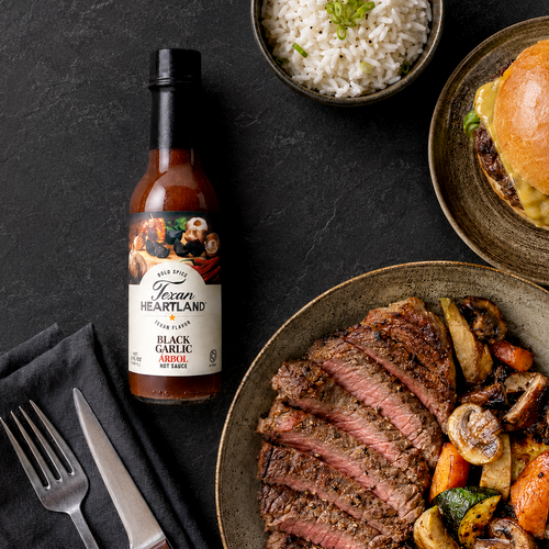Black Garlic Arbol Hot Sauce