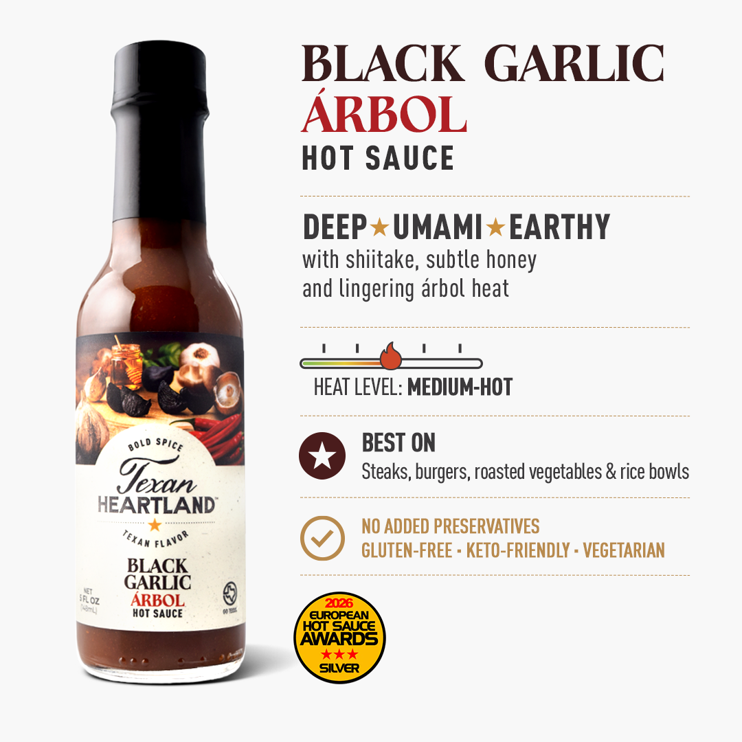 Black Garlic Arbol Hot Sauce