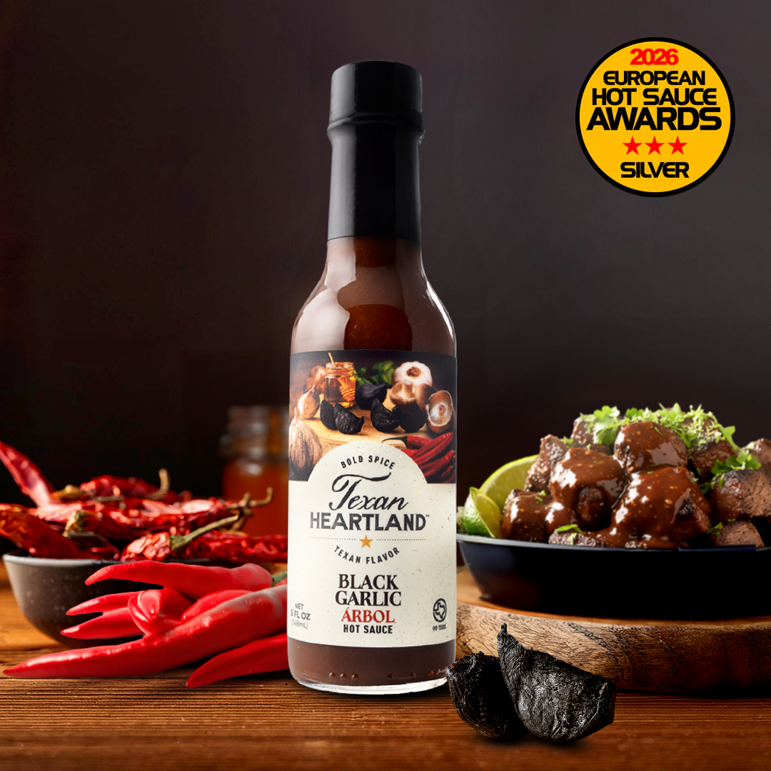 Black Garlic Arbol Hot Sauce Texan Heartland