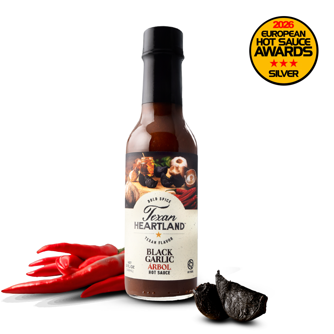 Black Garlic Arbol Hot Sauce Texan Heartland