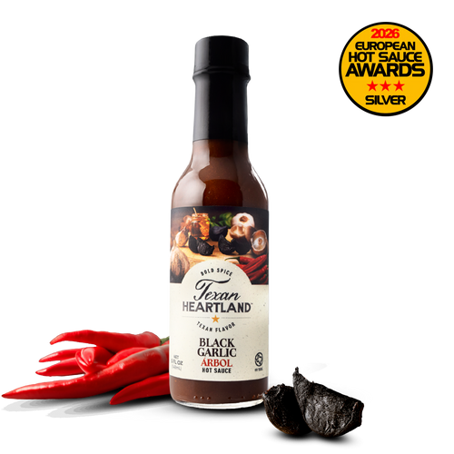 Black Garlic Arbol Hot Sauce Texan Heartland