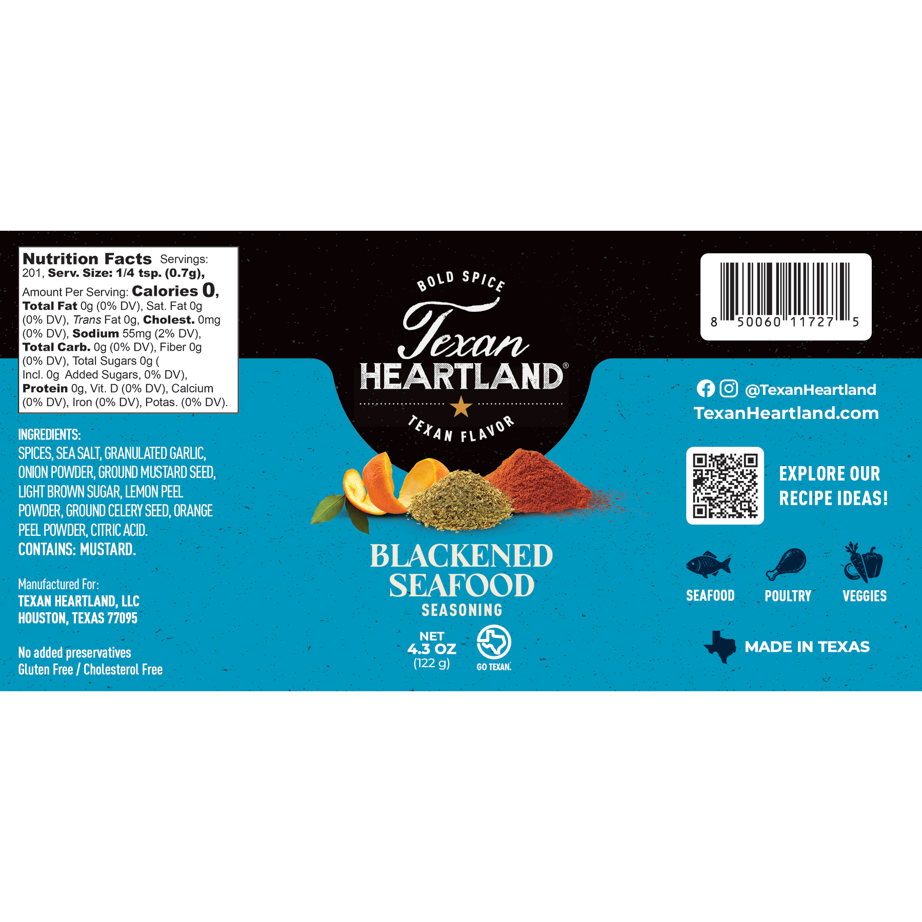 Blackened Seafood Seasoning