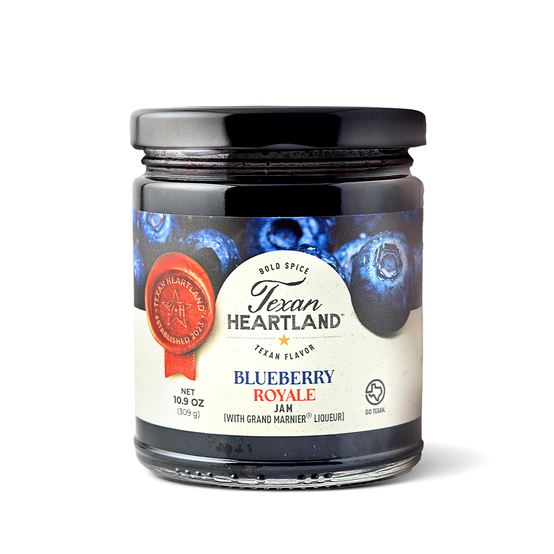 Blueberry Royale gourmet blueberry jam jar