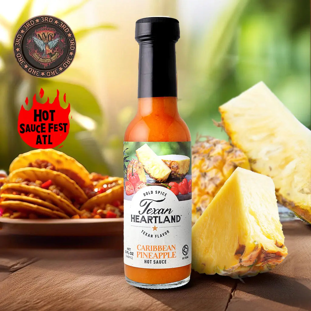 Caribbean Pineapple Hot Sauce Texan Heartland