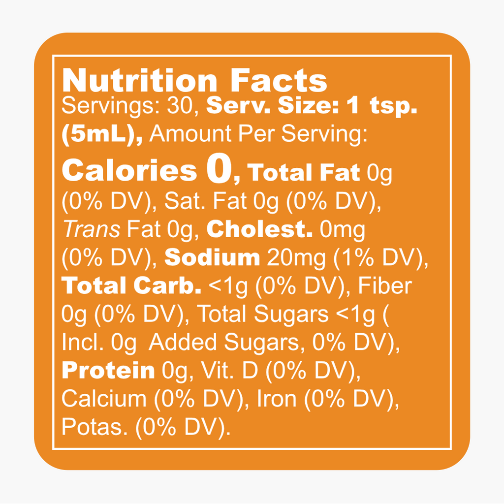 Caribbean Pineapple hot sauce Nutrition Facts