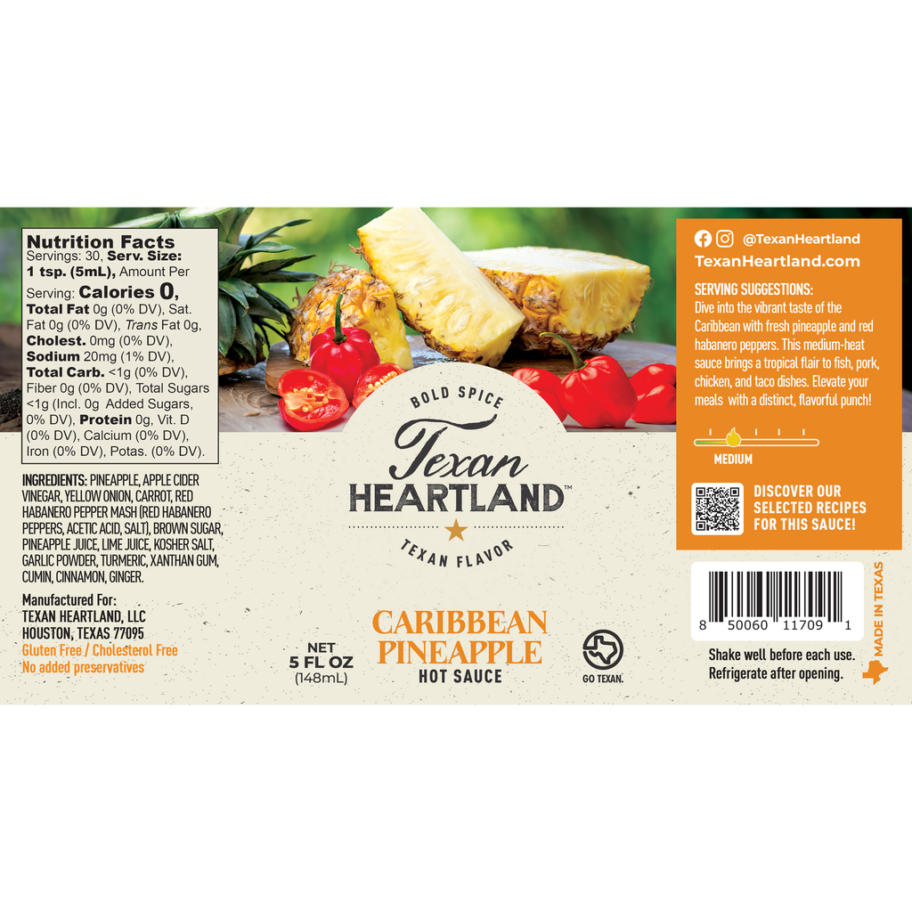 Caribbean Pineapple Hot Sauce