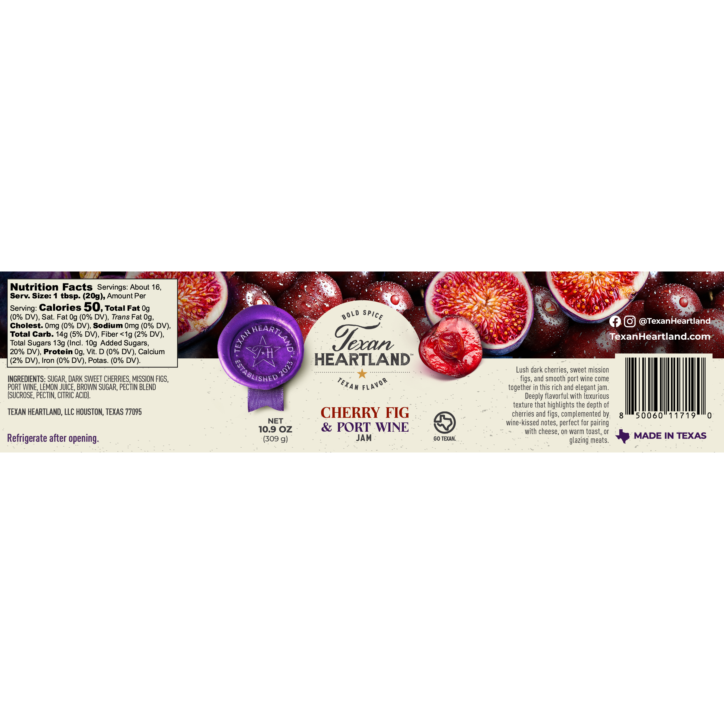 Cherry Fig & Port Wine Jam