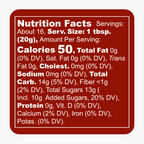 Cherry Fig & Port Wine Jam Nutrition Facts