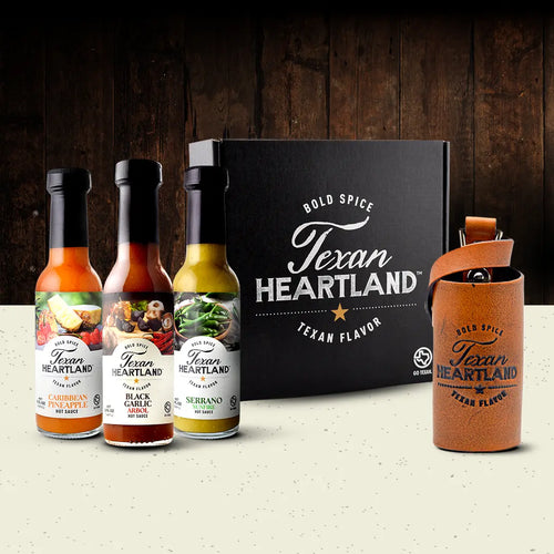 Deluxe Classic Hot Sauce Gift Set Texan Heartland