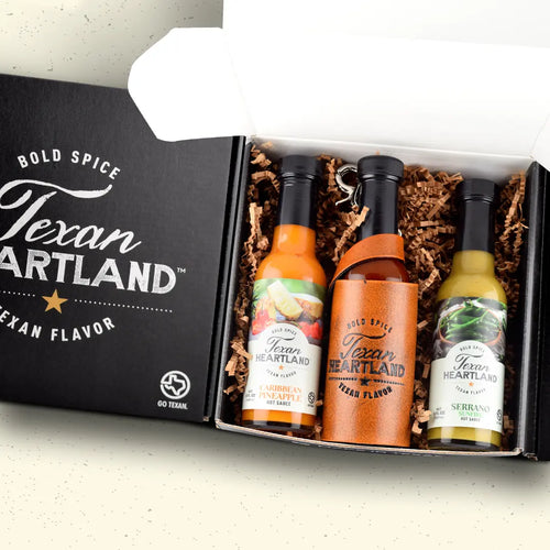 Deluxe Classic Hot Sauce Gift Set Texan Heartland