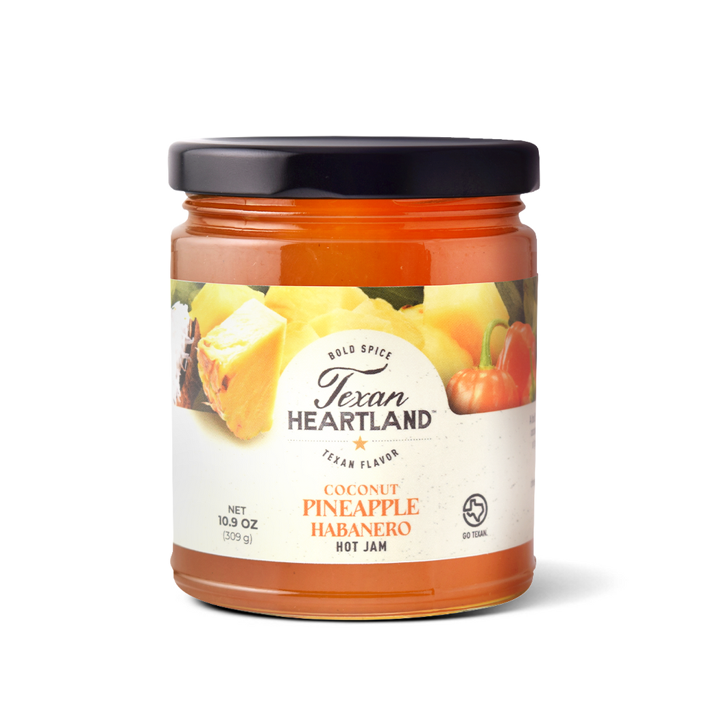 Coconut Pineapple Habanero Hot Jam jar