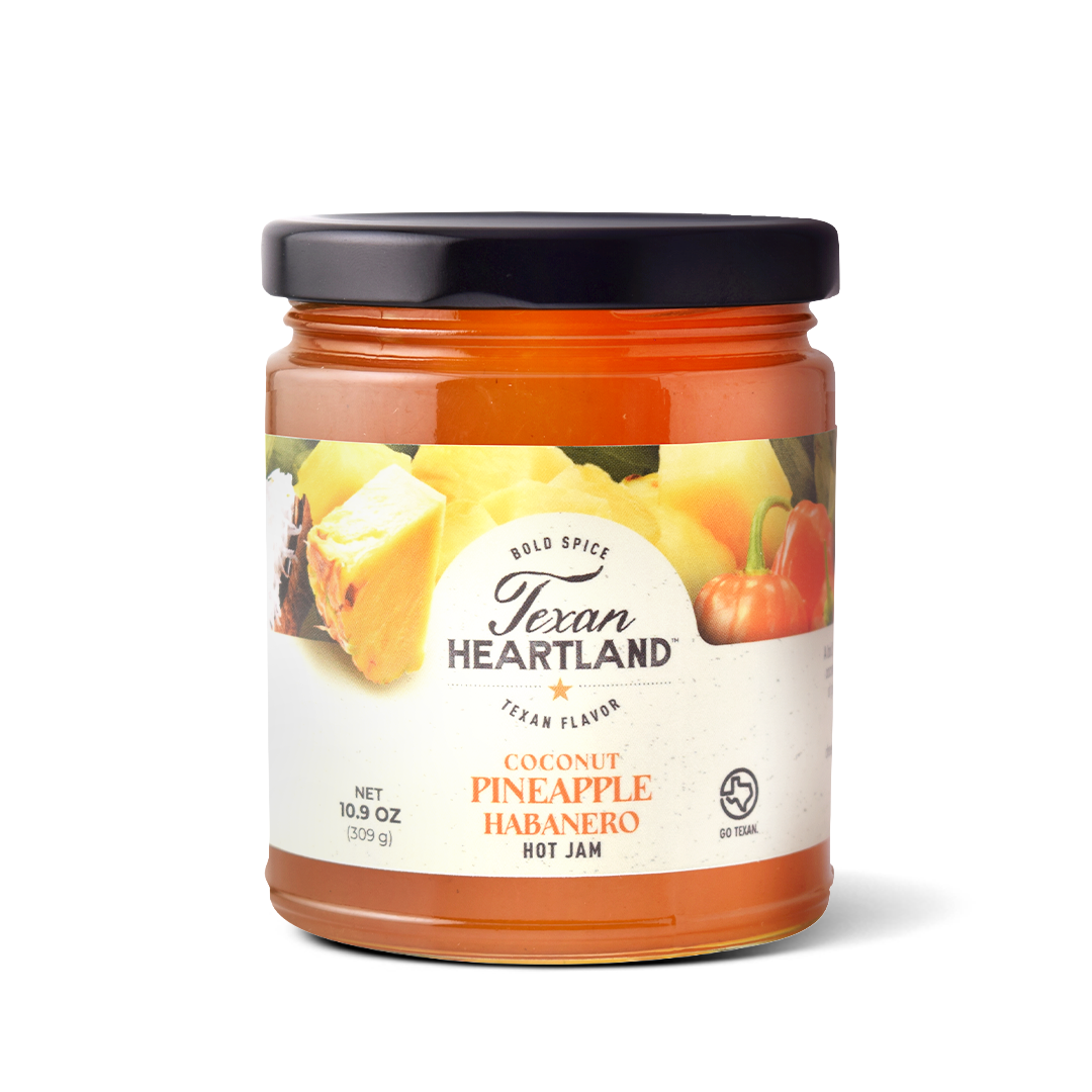 Coconut Pineapple Habanero Hot Jam jar