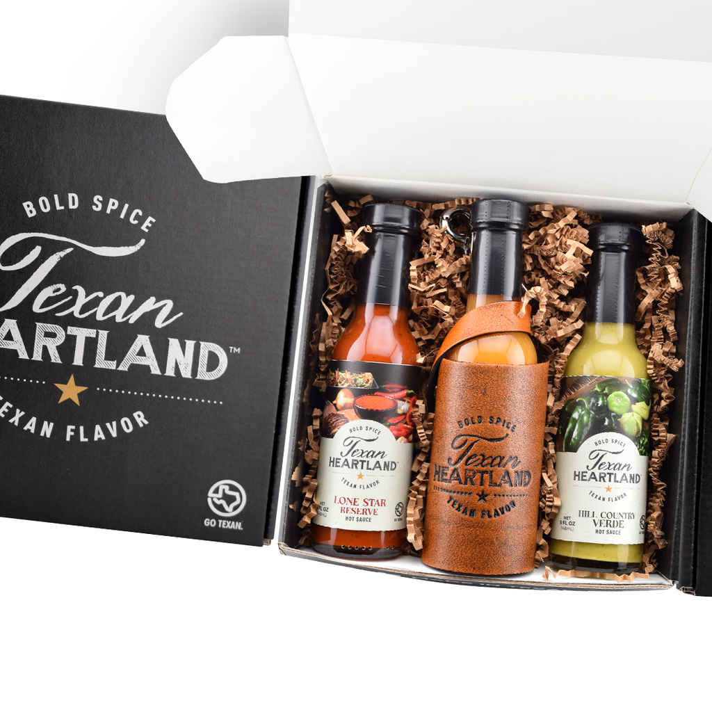 Zestaw Prezentowy Trzech Pikantnych Sosów Deluxe Texan