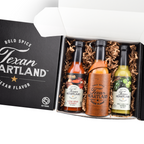 Zestaw Prezentowy Trzech Pikantnych Sosów Deluxe Texan
