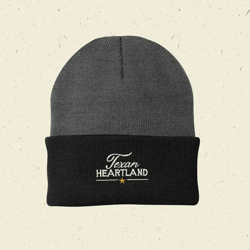 Embroidered Knit Hat Texan Heartland