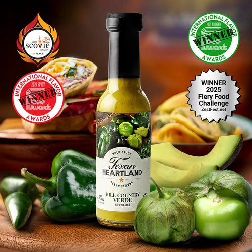 Hill Country Verde Hot Sauce Texan Heartland
