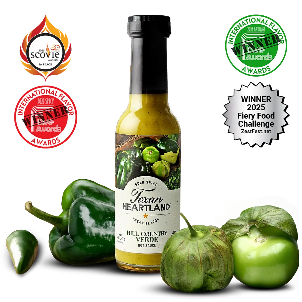 Hill Country Verde Hot Sauce Texan Heartland