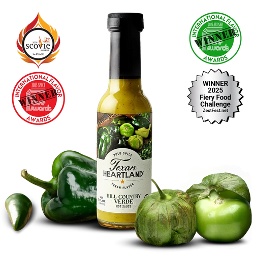 Hill Country Verde Hot Sauce Texan Heartland