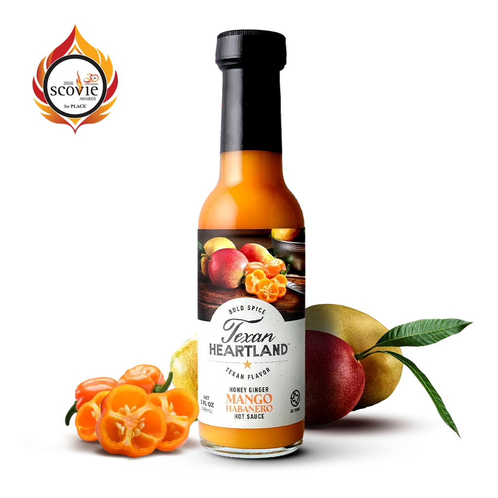 Honey Ginger Mango Habanero Hot Sauce Texan Heartland