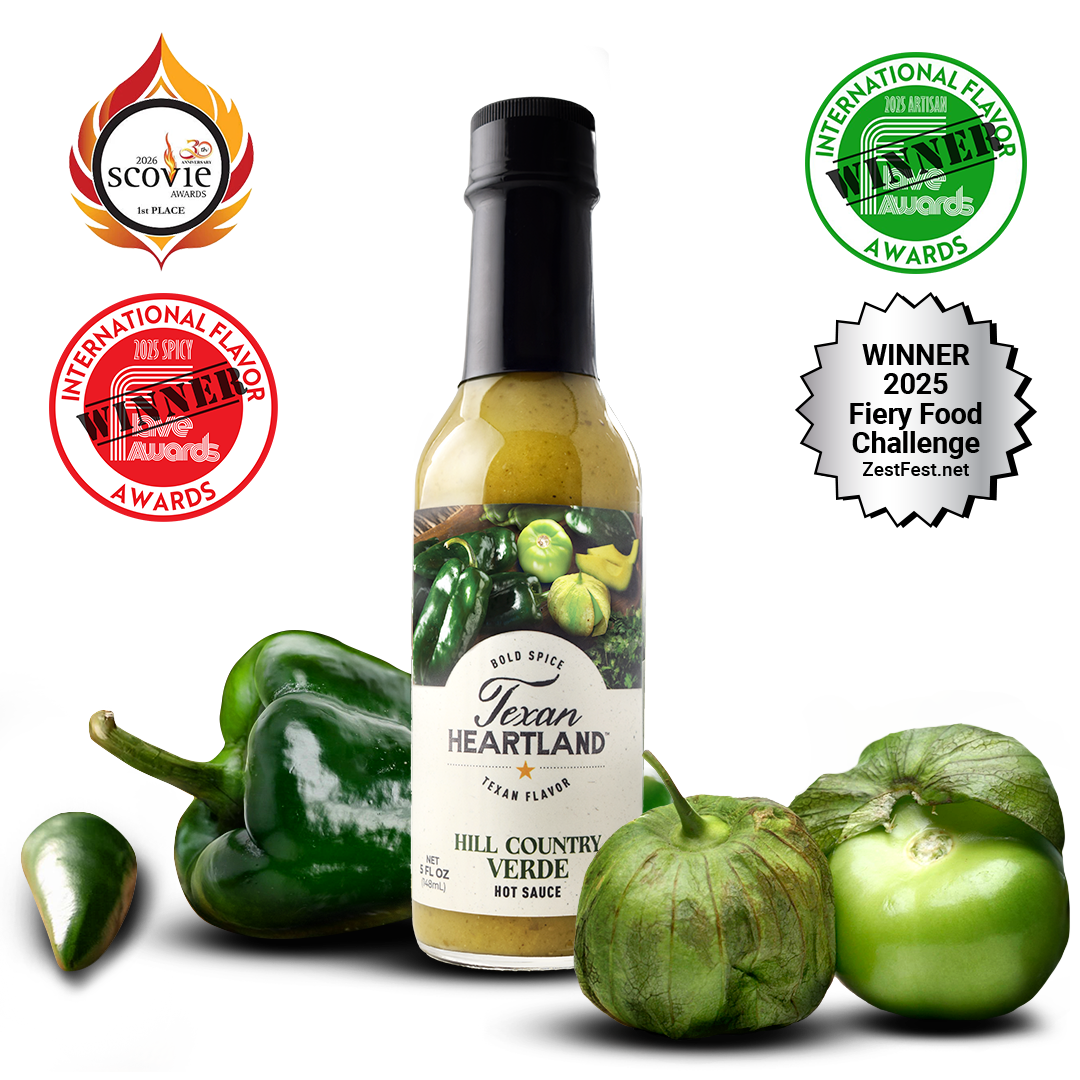 Hill Country Verde Hot Sauce Texan Heartland