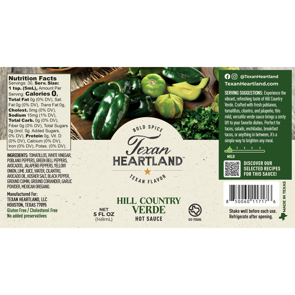 Hill Country Verde Hot Sauce