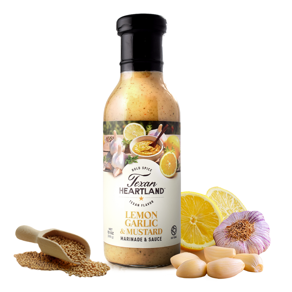 Lemon, Garlic & Mustard Marinade & Sauce Texan Heartland