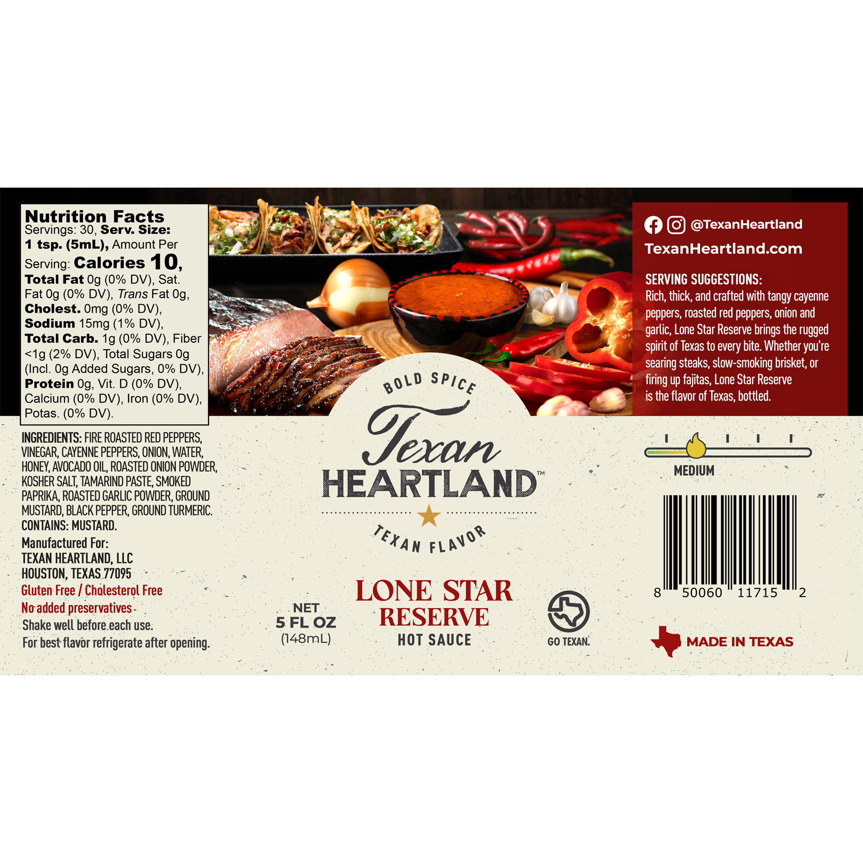 Lone Star Reserve Hot Sauce