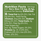 Master Blend All-Purpose Seasoning Nutrition Facts