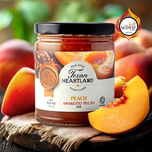 Peach Amaretto Pecan Jam Texan Heartland