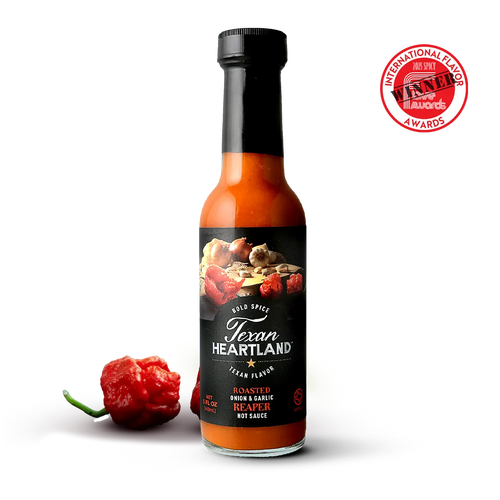 Roasted Onion & Garlic Reaper Hot Sauce Texan Heartland