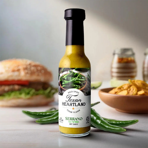 Serrano Sunfire Hot Sauce Texan Heartland
