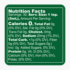 Serrano Sunfire hot sauce Nutrition Facts