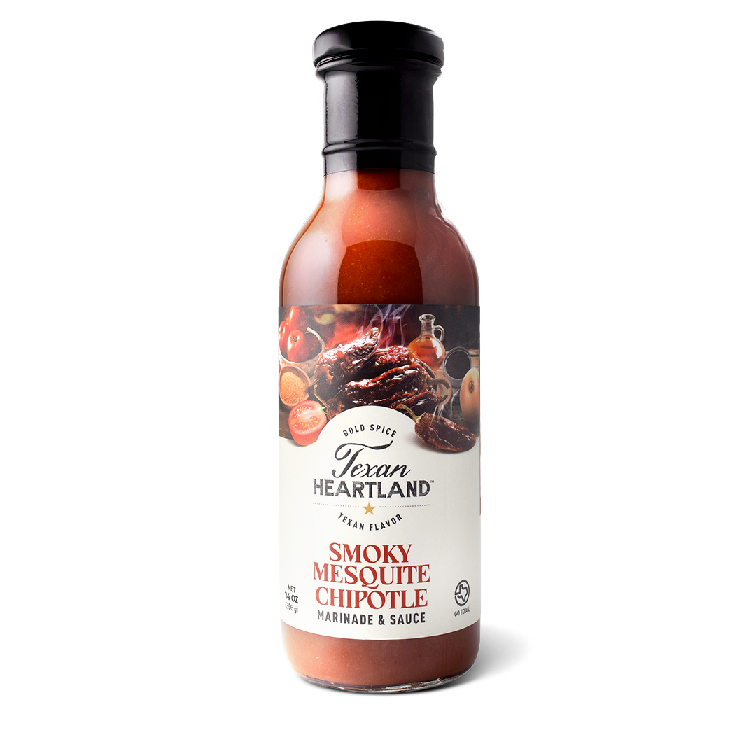 Smoky Mesquite Chipotle marinade and sauce bottle