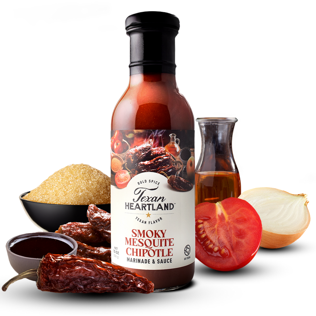 Smoky Mesquite Chipotle Marinade & Sauce Texan Heartland