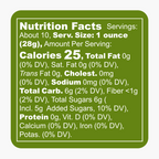 Texan Candy Candied Jalapeños Nutrition Facts