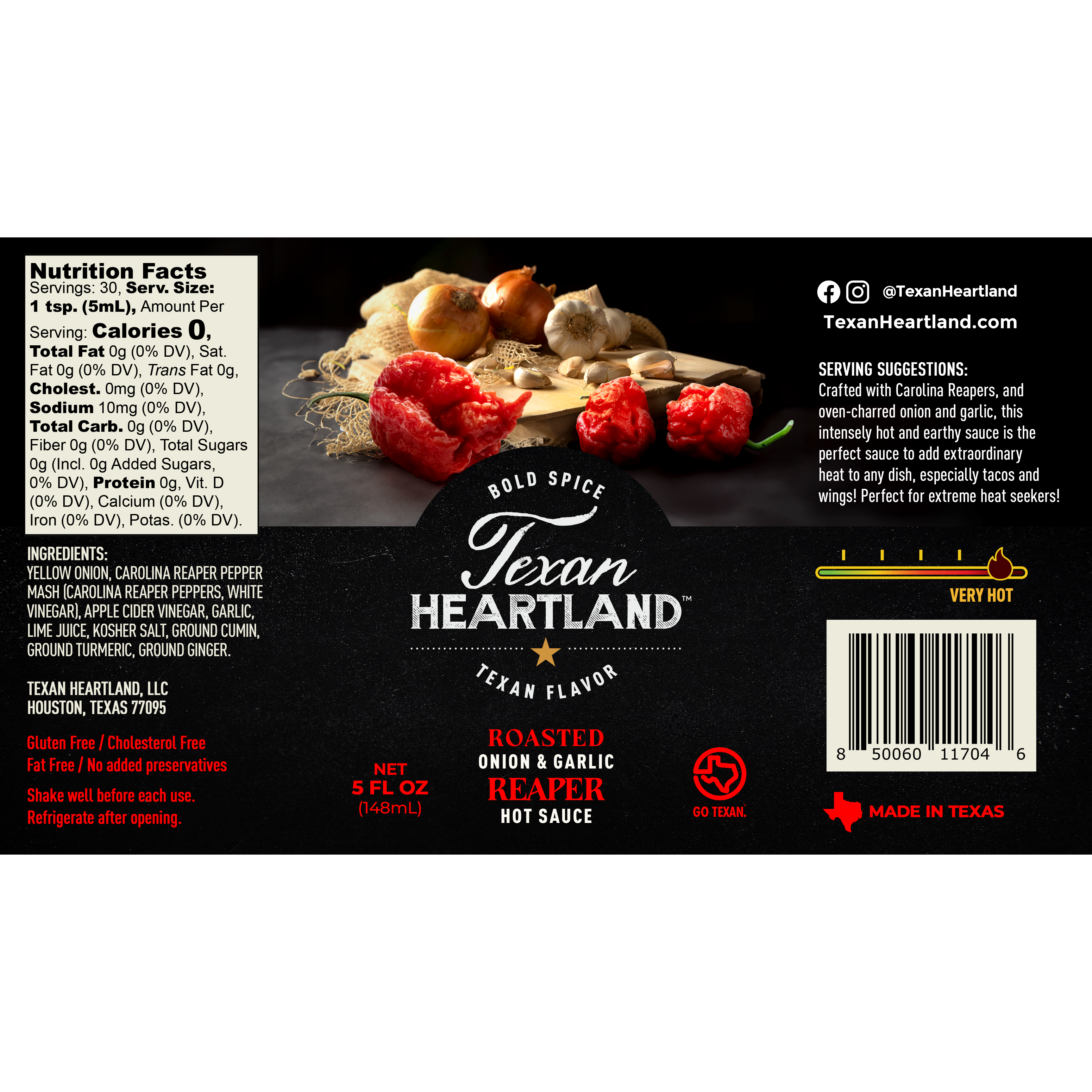 Roasted Onion & Garlic Reaper Hot Sauce