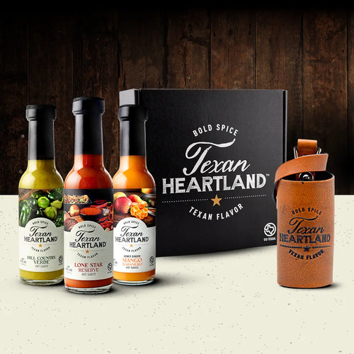 Deluxe Texan Trio Hot Sauce Gift Set Texan Heartland