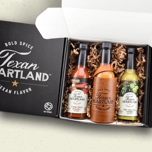 Deluxe Texan Trio Hot Sauce Gift Set Texan Heartland